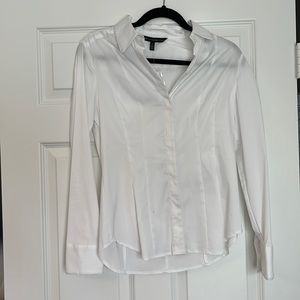 White House Black Market White Button down